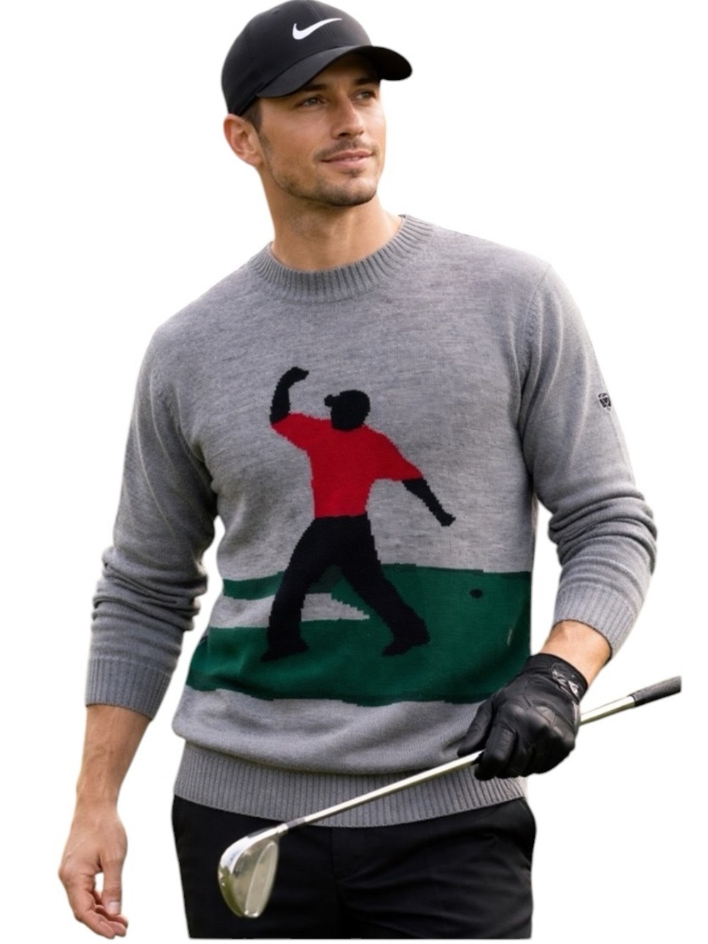 NIKE Tiger Woods Sweater Golf Crew